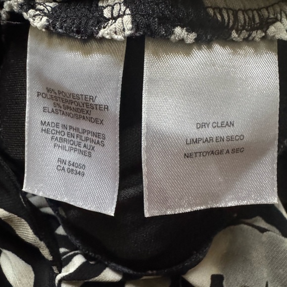 Evan Picone Black and White Maxi Dress - Picture 6 of 6